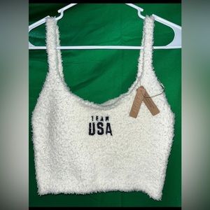 Skims Fuzzy Team USA Tank